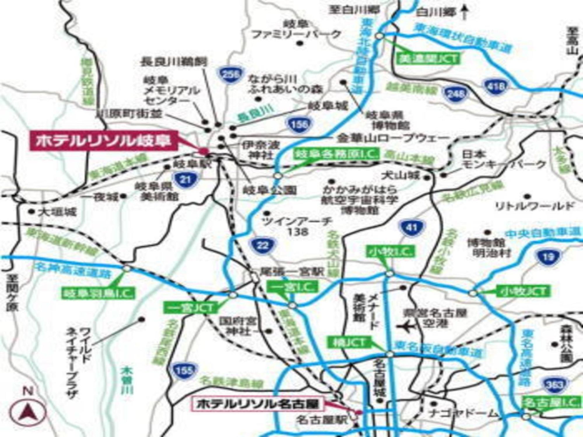 Hotel Resol Gifu Eksteriør bilde