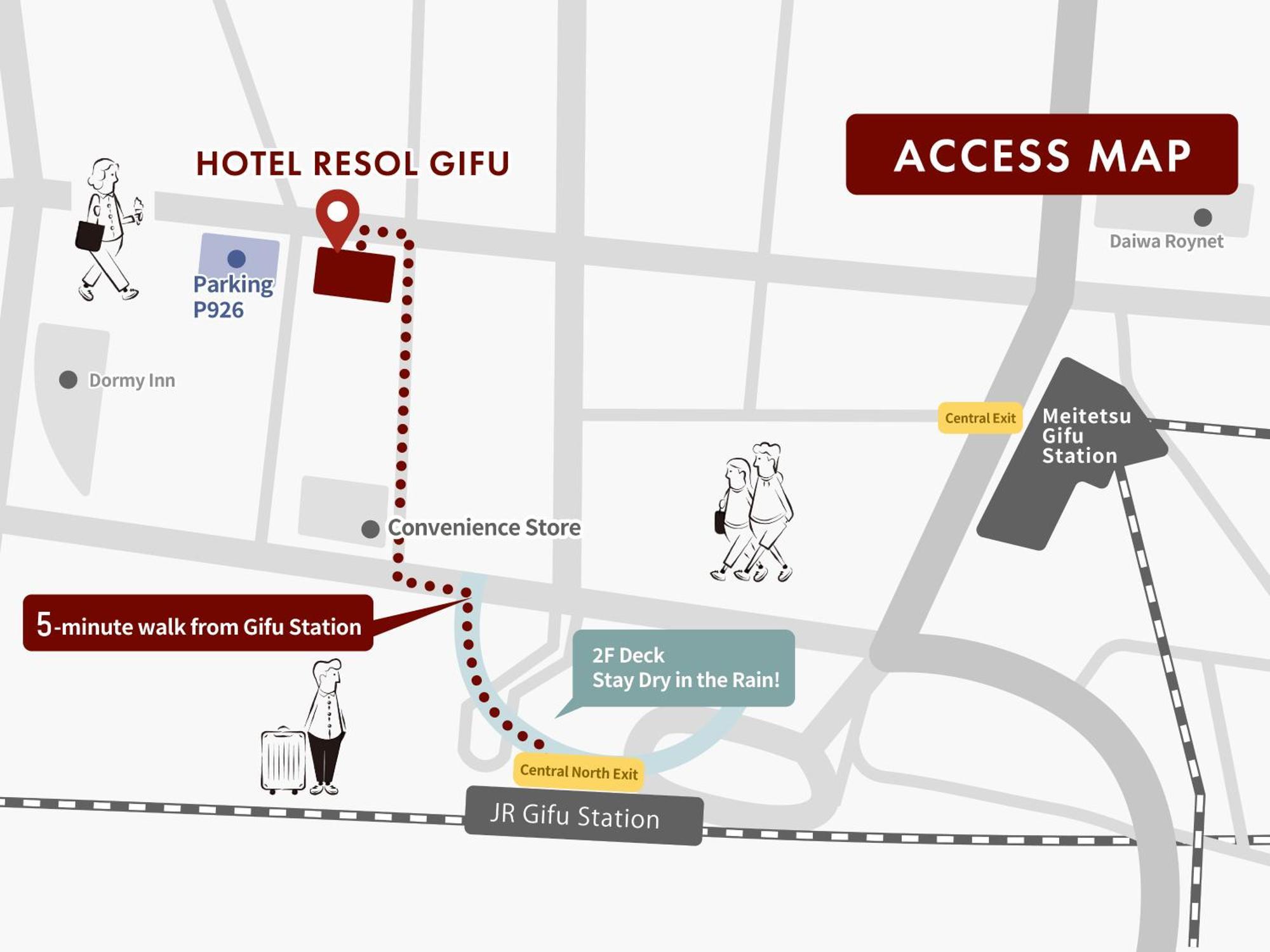 Hotel Resol Gifu Eksteriør bilde